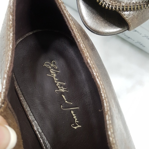 🎉Elizabeth and James Metallic Stiletto Booties - Picture 7 of 8